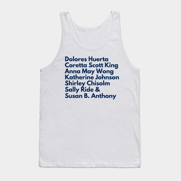 American Women Trailblazers Tank Top by We Love Pop Culture